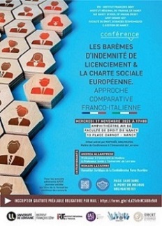 11 - Les barèmes d'indemnité de licenciement et la Charte sociale européenne