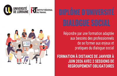 DU Dialogue social 2026